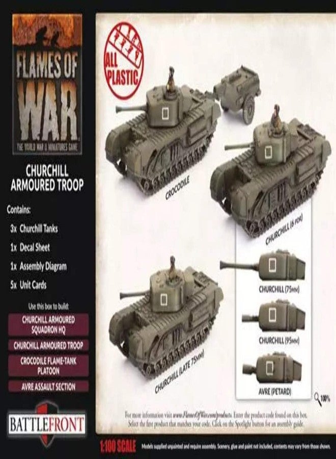 Flames of War: British Churchill Armoured Troop (Late-War) - Image 2